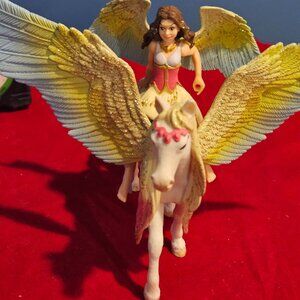 Schleich Fairy Surah with Glitter Pegasus